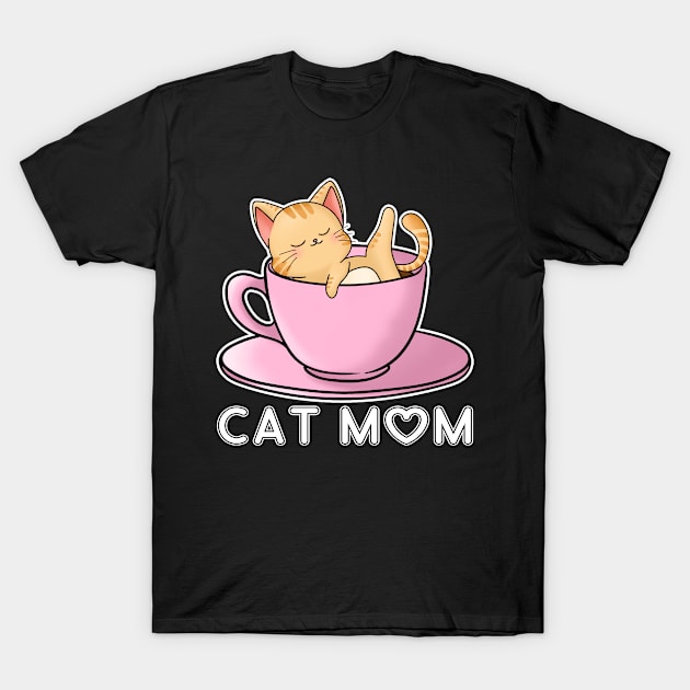 Cat mommy T-Shirt by Éléonore Royer